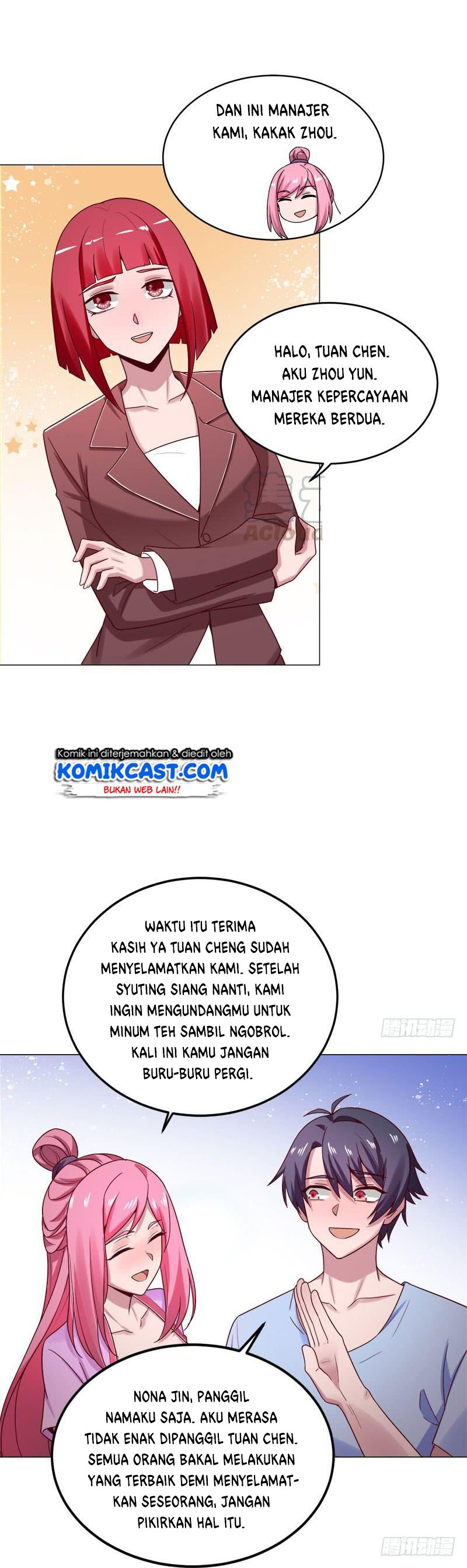 Carrying The Goddess Along Chapter 33 Gambar 4